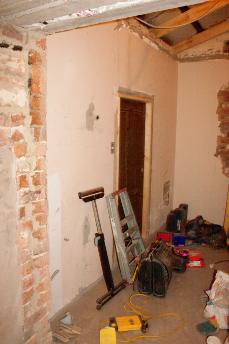 green glue in a studio