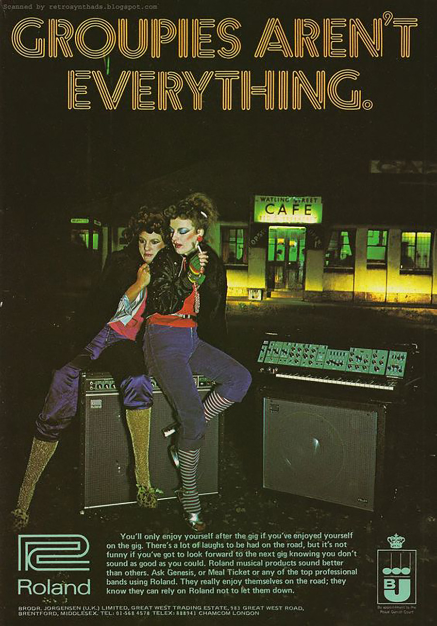 vintage synth ads