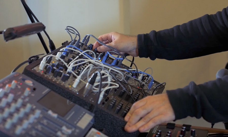 nine inch nails alessandro cortini live rig live setup