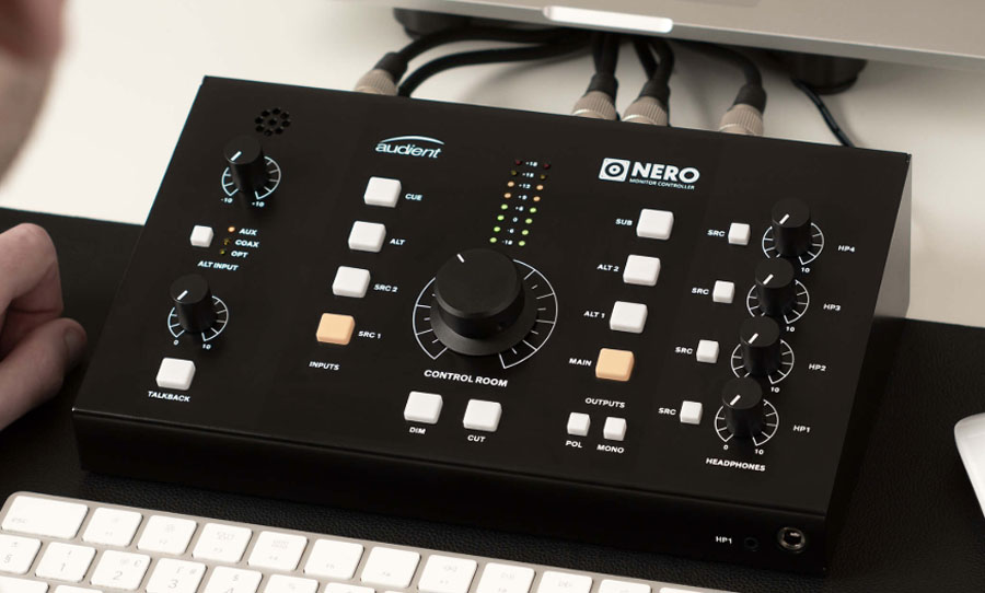 audient nero monitor controller recording