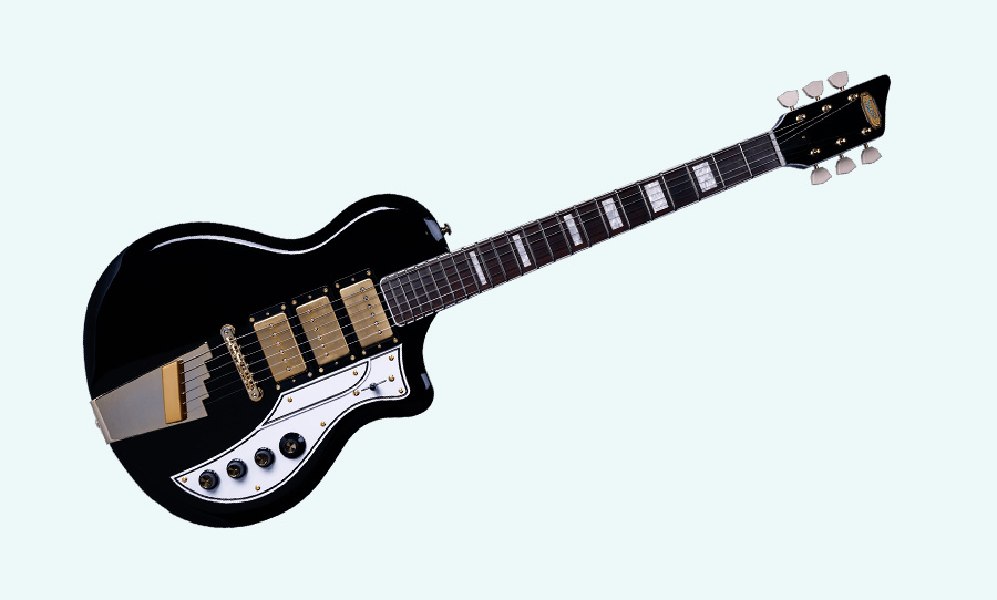 new supro tri tone guitar